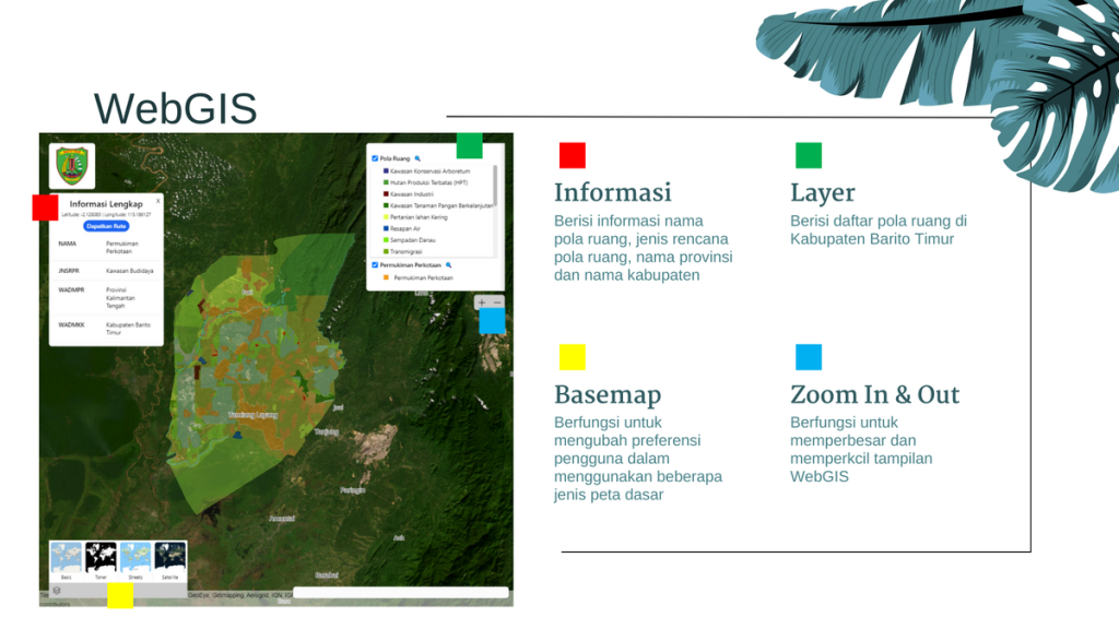 WebGIS Informasi Pola Ruang Kabupaten Barito Timur